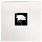 Pioneer Fabric Frame Cover Scrapbook 12"X12"-20 Pages, Ivory White